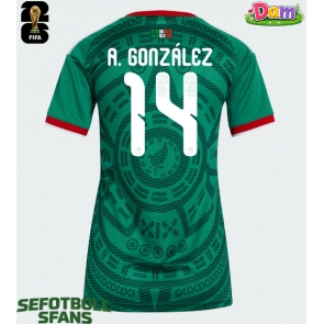Mexiko Armando Gonzalez #14 Hemmatröja Kvinnor VM 2026 Kortärmad